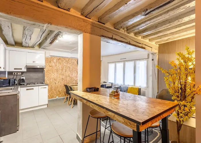 Maison De Plein Centre - Tv 4k Connecte - Patio - Wifi Fibre - 4 Grande - Proche Parking Gratuit - Lave Vaisselle - Lave Linge Apartment Rouen